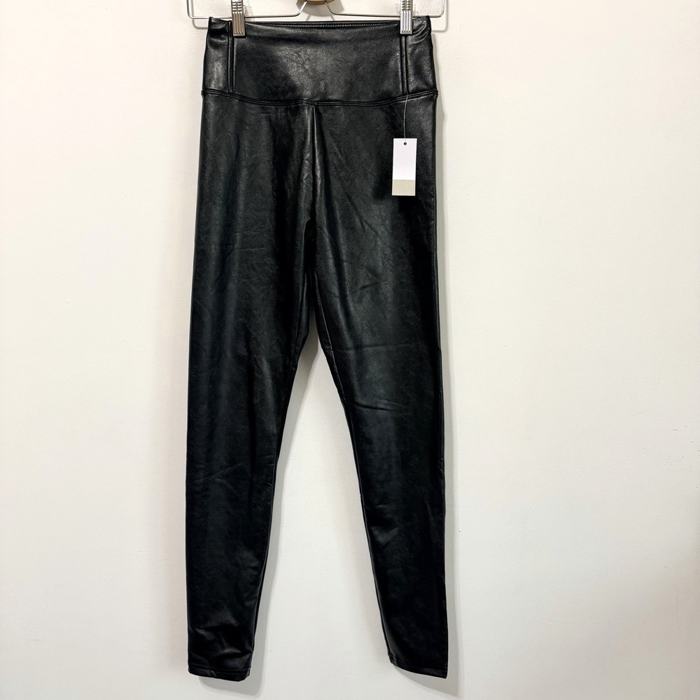 BP Faux Leather Leggings Black S Club Party Cocktail Skinny Leg Pull On NEW